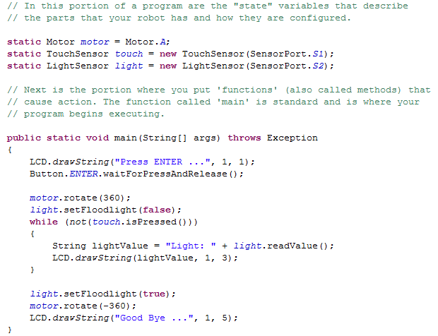 Sample Program