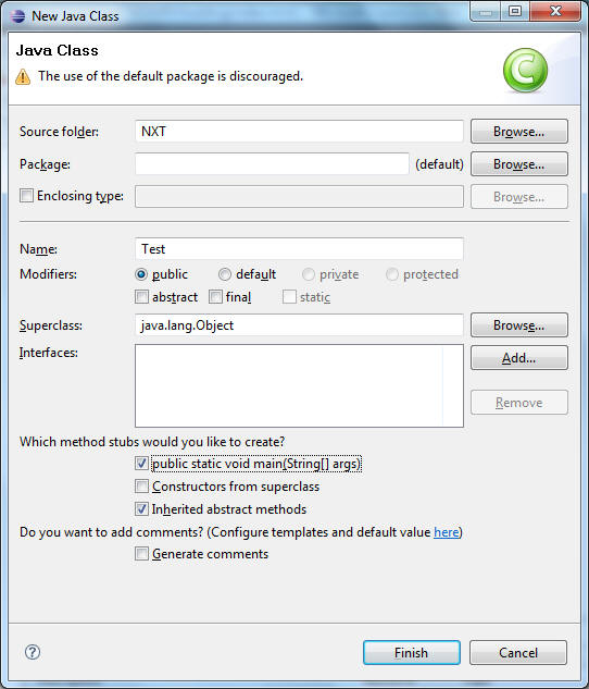 Testing your first rogram