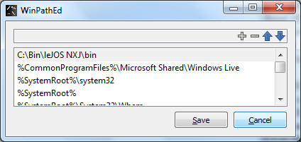 Win Path Editor program